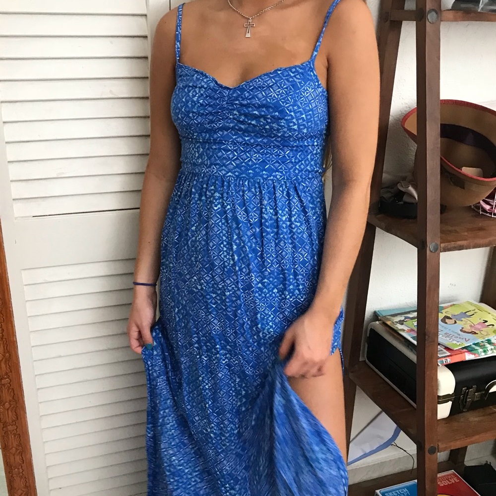 Blue dress